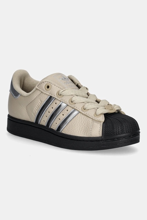 adidas Originals sneakersy skórzane Superstar II W damskie kolor beżowy JR4234 - zdjęcie produktu nr 1
