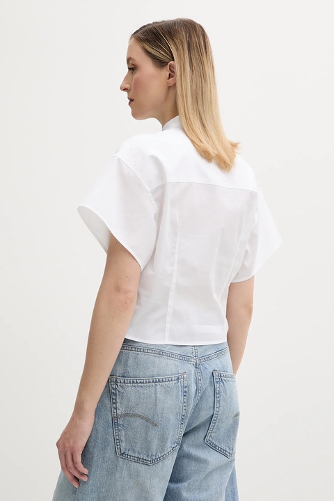 Rag & Bone koszula bawełniana damska kolor biały regular z kołnierzykiem klasycznym WAW25PA0107610 - zdjęcie produktu nr 2