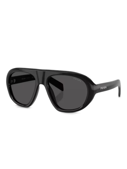 Prada Eyewear navigator-frame sunglasses - Black - zdjęcie produktu nr 1