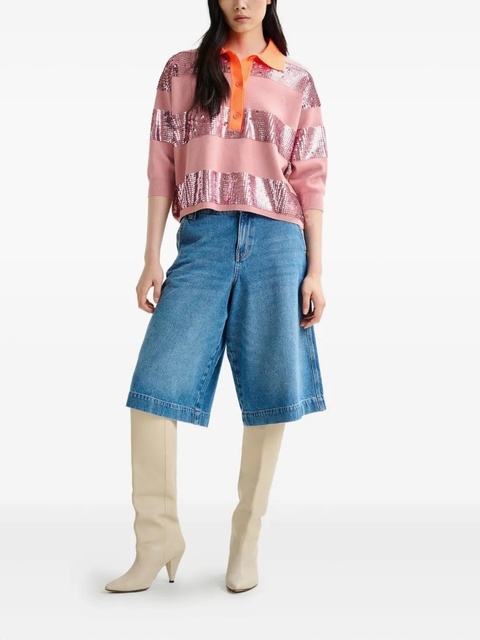 Essentiel Antwerp Illuminati polo shirt - Pink - zdjęcie produktu nr 2