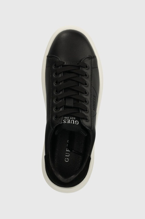 Guess sneakersy skórzane ELBINA kolor czarny FLPVIB SUE12 - zdjęcie produktu nr 2