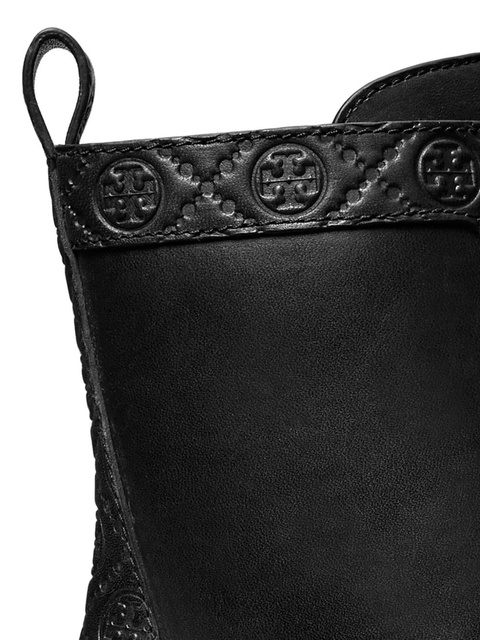 Tory Burch monogram lug sole ankle boots - Black - zdjęcie produktu nr 1