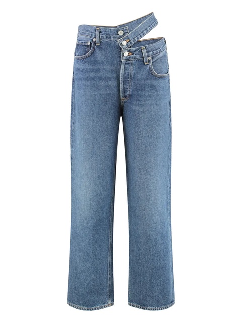AGOLDE cut-out jeans - Blue - zdjęcie produktu nr 1