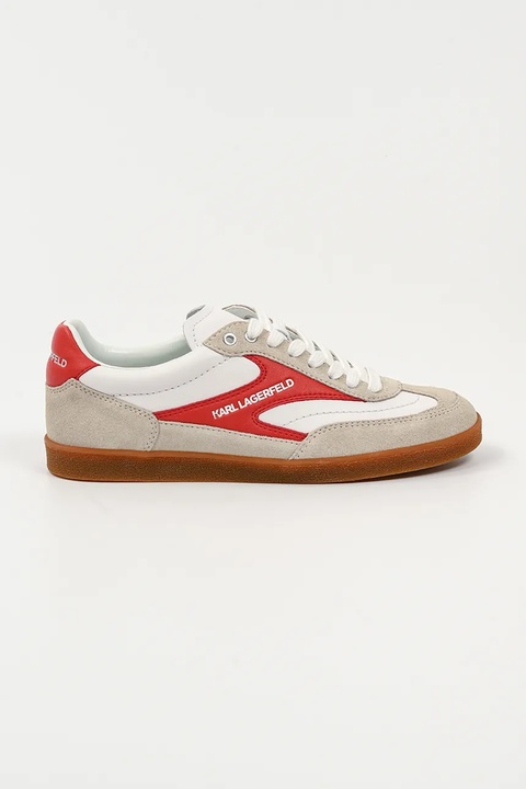 Karl Lagerfeld sneakersy skórzane KANDIDATE damskie kolor biały KL63855 - zdjęcie produktu nr 1