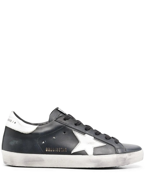 Golden Goose logo patch sneakers - Black - zdjęcie produktu nr 1