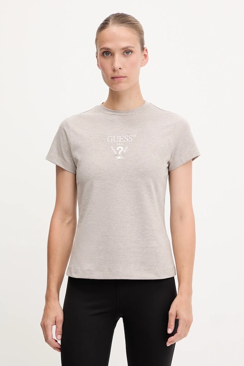 Guess t-shirt COLETTE damski kolor beżowy V4YI21 KCDH1 - zdjęcie produktu nr 1