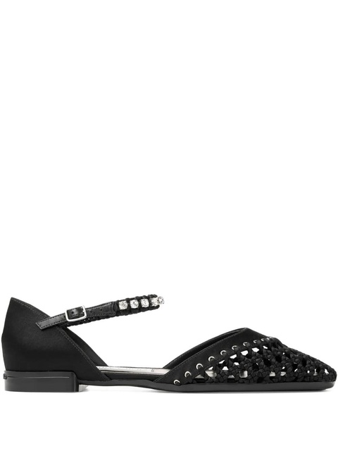 Jimmy Choo Dila ballet flats - Black - zdjęcie produktu nr 2