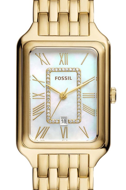Fossil zegarek damski kolor złoty - zdjęcie produktu nr 2