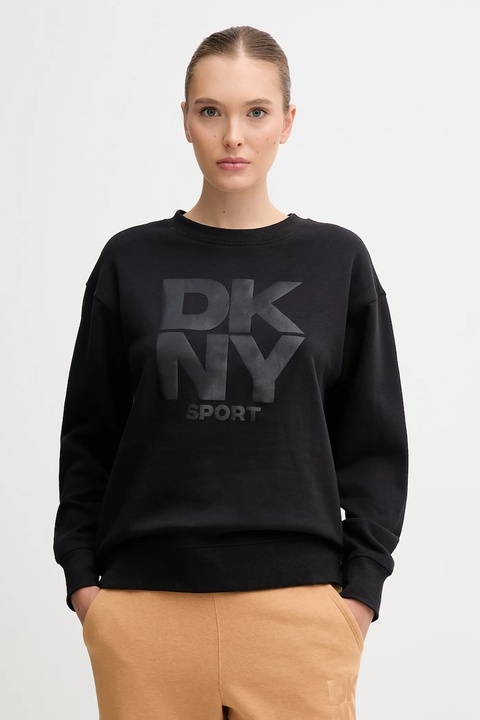 Dkny bluza damska kolor czarny wzorzysta DP5T1444 - zdjęcie produktu nr 1