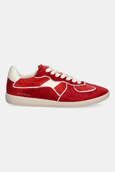 Nokwol sneakersy zamszowe August damskie kolor czerwony August - zdjęcie produktu nr 1