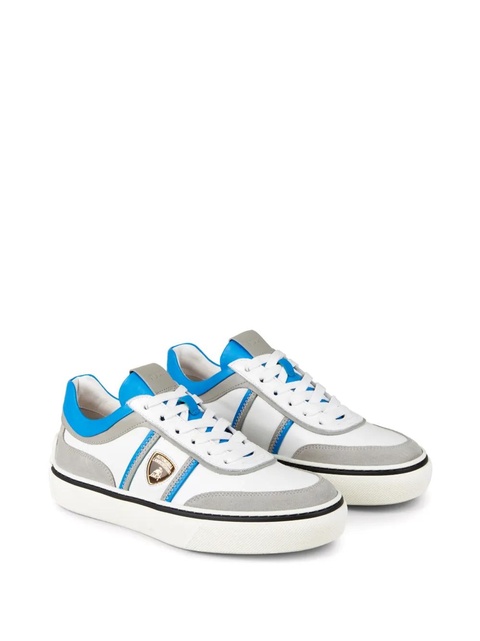 Tod's Automobili Lamborghini logo-debossed low-top sneakers - White - zdjęcie produktu nr 2
