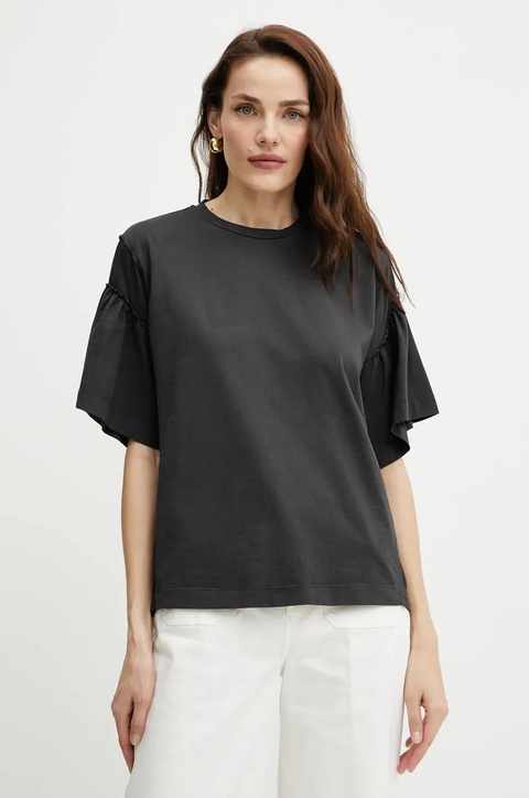 Pinko t-shirt damski kolor czarny 104965 A2HX - zdjęcie produktu nr 1