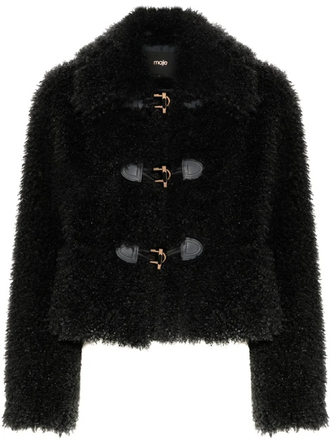 Maje Curly coat - Grey - zdjęcie produktu nr 1