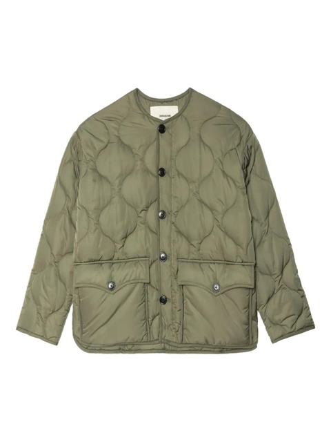 Zadig&Voltaire Bunji quilted patch-pocket jacket - Green - zdjęcie produktu nr 1