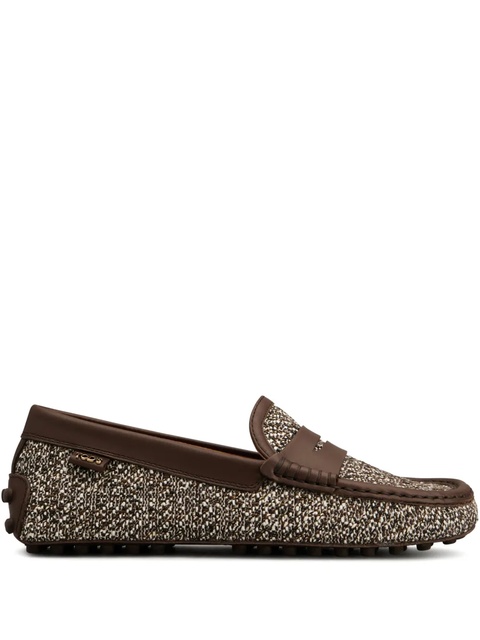 Tod's tweed loafers - Brown - zdjęcie produktu nr 1