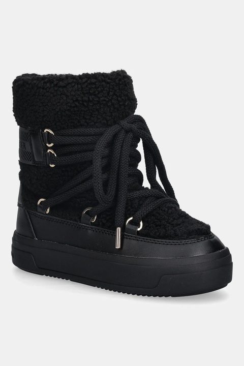 Tommy Hilfiger śniegowce FAUX SHEARLING SNOWBOOT kolor czarny FW0FW08788 - zdjęcie produktu nr 1