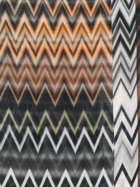 Missoni Chevron scarf (140cm x 140cm) - Brown - zdjęcie produktu nr 2