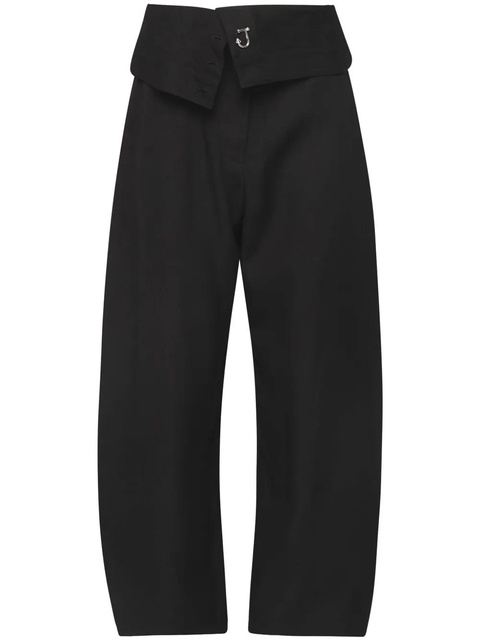 JW Anderson fold-over trousers - Black - zdjęcie produktu nr 2