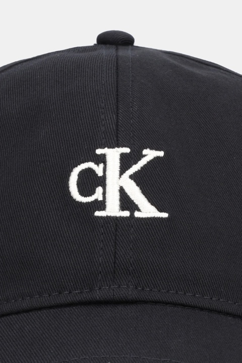 Calvin Klein Jeans czapka z daszkiem bawełniana kolor czarny z nadrukiem LV04K5024G - zdjęcie produktu nr 2