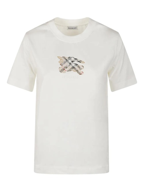 Burberry EKD Check print T-shirt - White - zdjęcie produktu nr 1