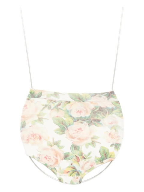 Simone Rocha floral-print brief - Multicolour - zdjęcie produktu nr 2