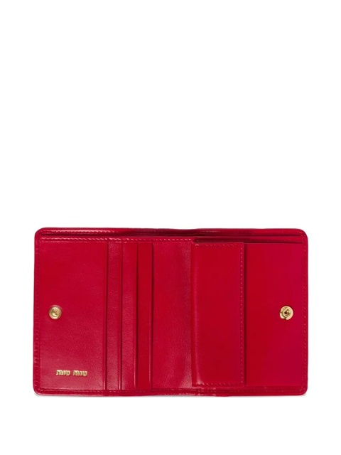 Miu Miu small matelassé wallet - Red - zdjęcie produktu nr 2