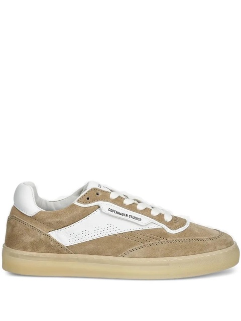 Copenhagen lace-up suede-leather sneakers - Neutrals - zdjęcie produktu nr 1