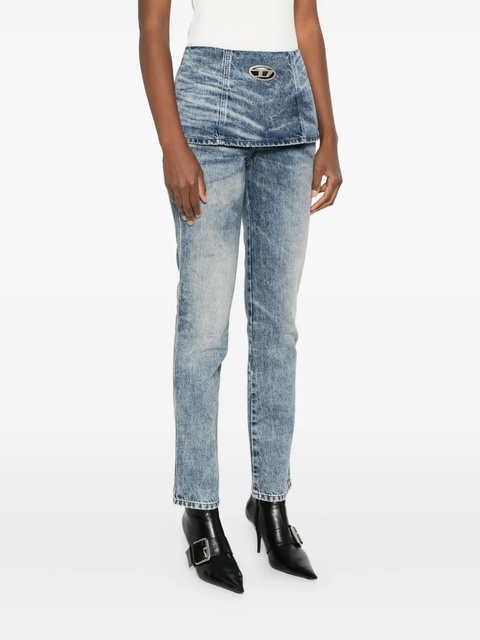 Diesel overlapping-detail jeans - Blue - zdjęcie produktu nr 2
