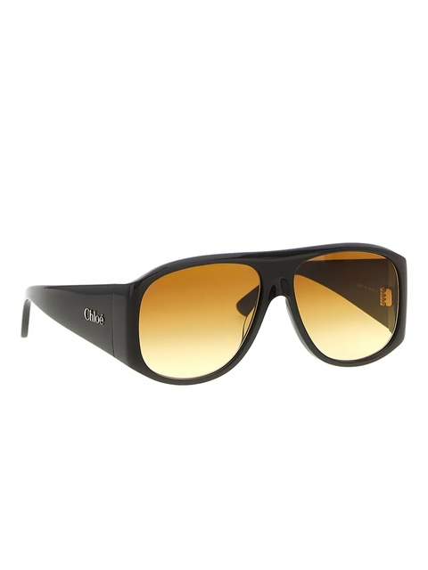 Chloé pilot-frame sunglasses - Brown - zdjęcie produktu nr 2