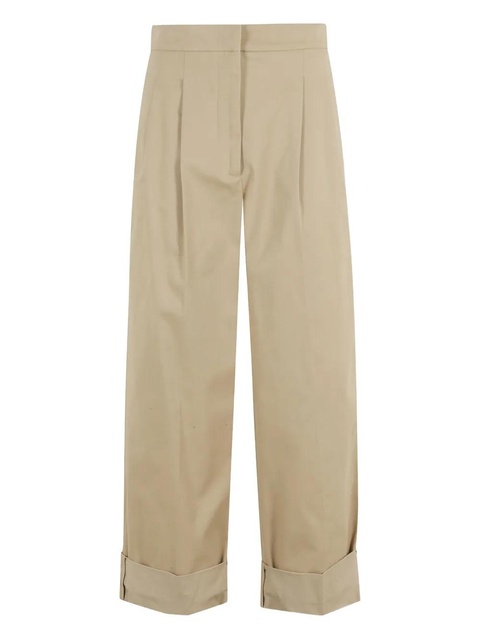 Weekend Max Mara pleated-front cuffed trousers - Neutrals - zdjęcie produktu nr 1