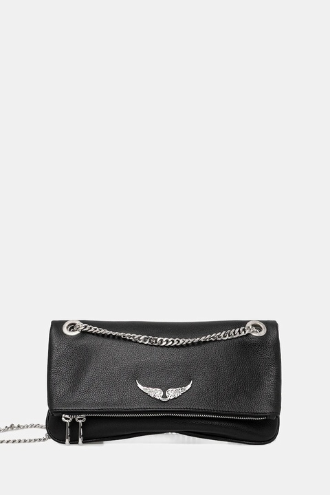 ZADIG&VOLTAIRE torebka skórzana kolor czarny LWBA04124 - zdjęcie produktu nr 1