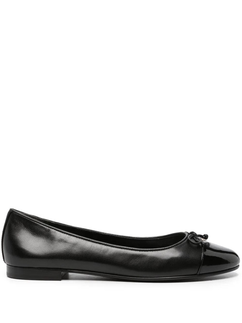 Tory Burch cap-toe ballerina shoes - Black - zdjęcie produktu nr 1