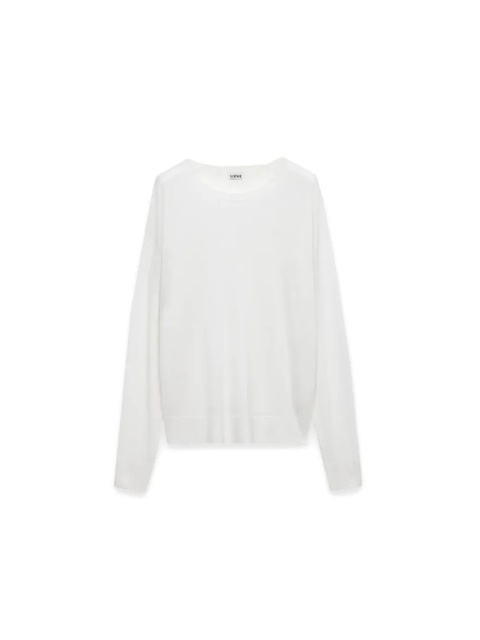 LOEWE wool sweater - White - zdjęcie produktu nr 2