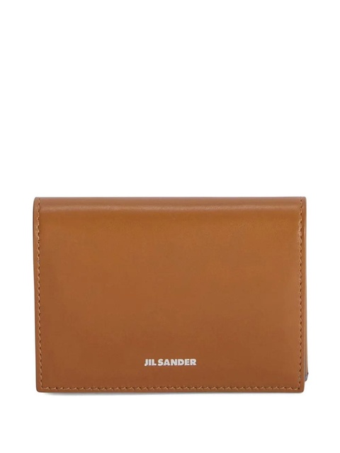 Jil Sander leather card holder - Brown - zdjęcie produktu nr 1