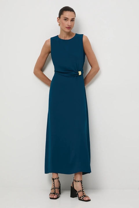 Medicine sukienka kolor zielony maxi rozkloszowana - zdjęcie produktu nr 2