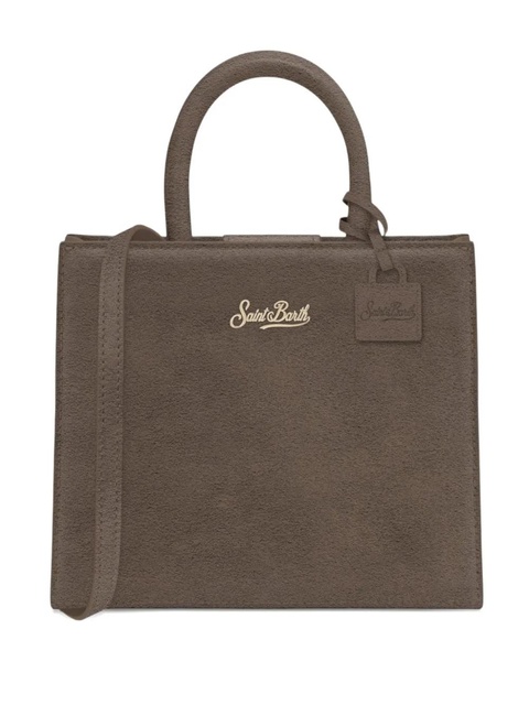 MC2 Saint Barth suede tote bag - Brown - zdjęcie produktu nr 1