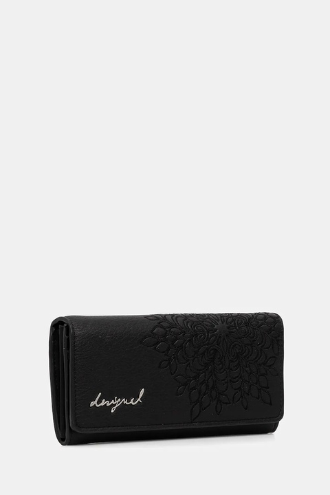 Desigual portfel SIERRA MARIONA damski kolor czarny 25WAYP35 - zdjęcie produktu nr 2