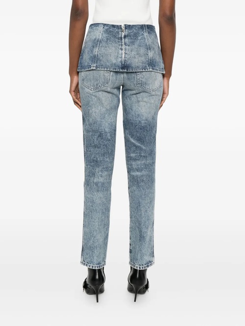 Diesel overlapping-detail jeans - Blue - zdjęcie produktu nr 2