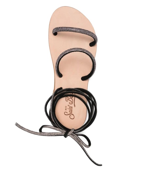 MC2 Saint Barth wrap sandals - Black - zdjęcie produktu nr 2