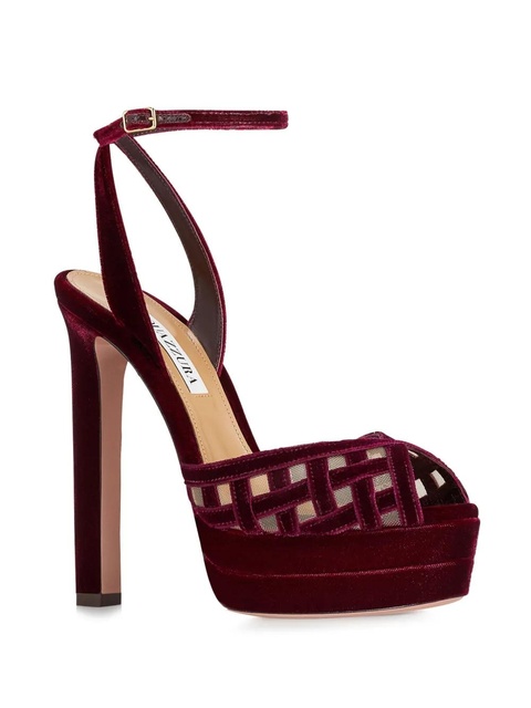 Aquazzura 130mm Romance sandals - Red - zdjęcie produktu nr 2