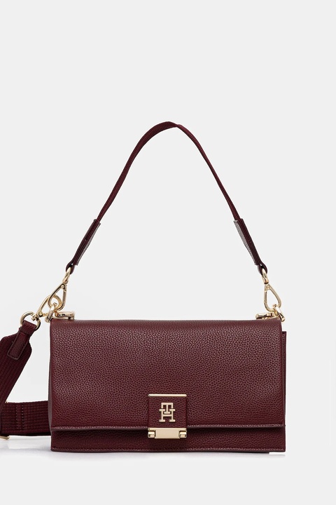 Tommy Hilfiger torebka kolor bordowy AW0AW17726 - zdjęcie produktu nr 1