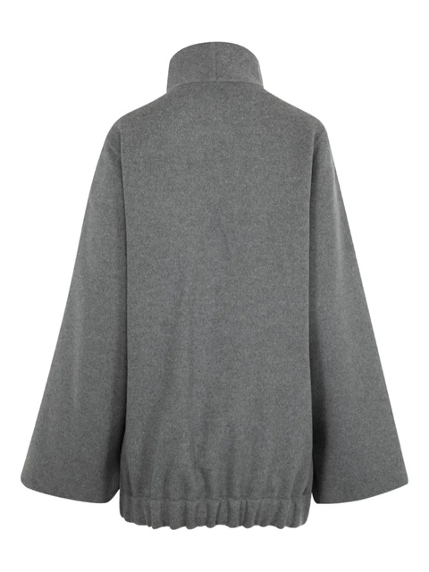 KHAITE Garret high-neck zip-front jacket - Grey - zdjęcie produktu nr 2