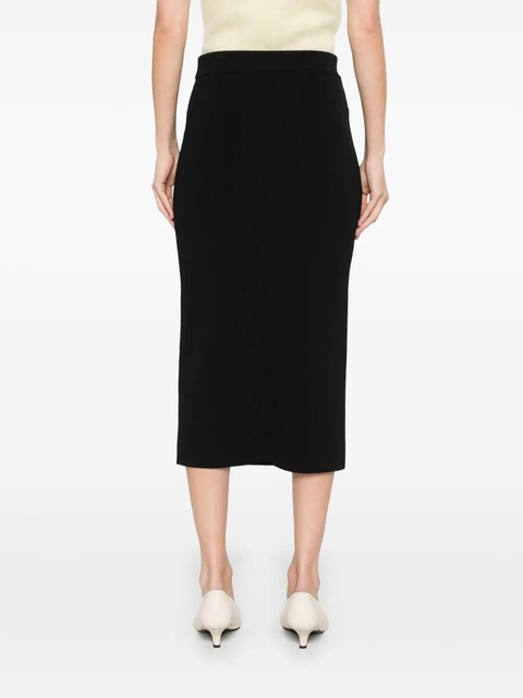 Max Mara ribbed midi skirt - Black - zdjęcie produktu nr 2