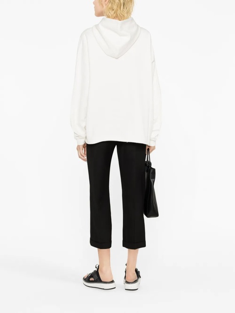 Marni logo-print cotton hoodie - White - zdjęcie produktu nr 2