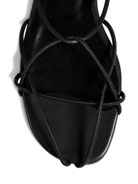 KHAITE Loulou lace-up sandals - Black - zdjęcie produktu nr 2