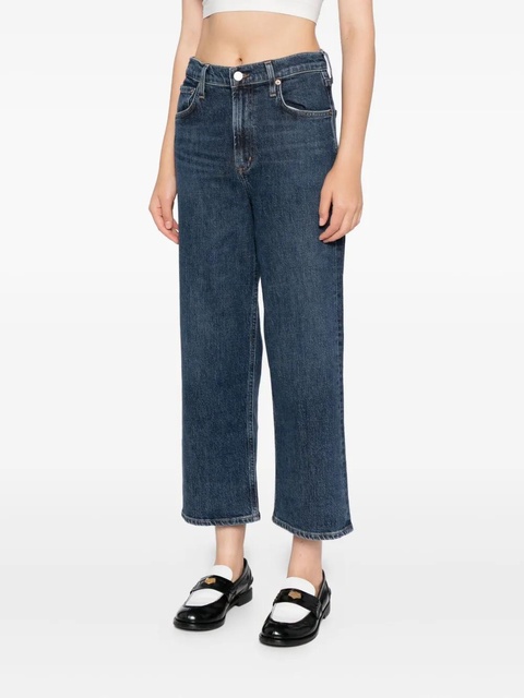 AGOLDE Ren high rise wide leg jeans - Blue - zdjęcie produktu nr 1