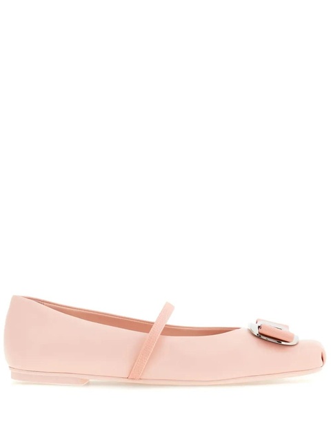 Ferragamo New Vara flat ballerina shoes - Pink - zdjęcie produktu nr 1