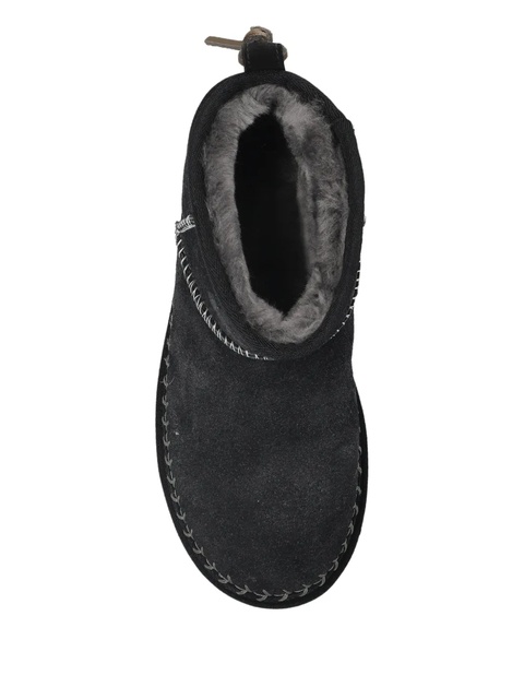 UGG braided-detail leather boots - Black - zdjęcie produktu nr 2