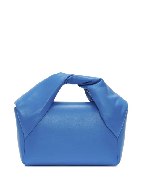 JW Anderson medium Twister leather shoulder bag - Blue - zdjęcie produktu nr 2