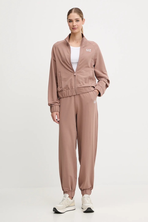 EA7 Emporio Armani dres damski kolor brązowy AF13135.7W000118 - zdjęcie produktu nr 1